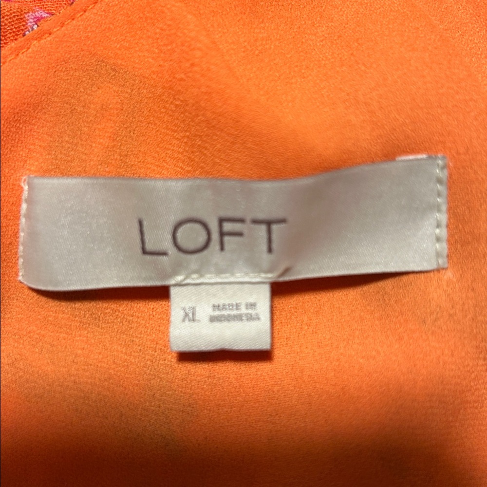 LOFT SPLASH OF COLOR TOP XL - Picture 9 of 11